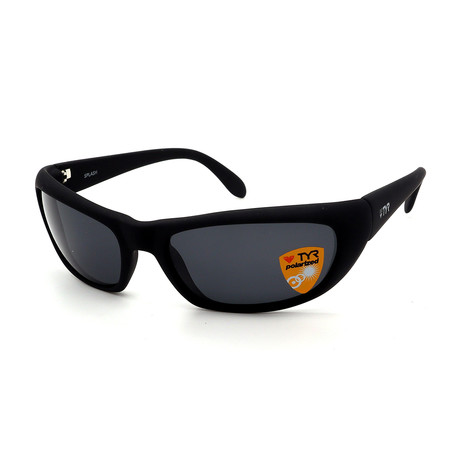 Unisex Splash TR240102 Polarized Sunglasses // Black + Smoke