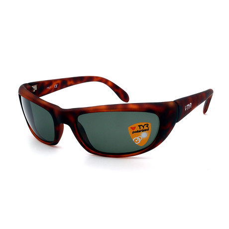 Unisex Splash TR246014 Polarized Sunglasses // Matte Tortoise + Green