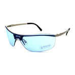 Unisex Ventura TR082211 Sunglasses // Matte Silver + Blue