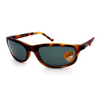 Unisex Sunset TR236114 Polarized Sunglasses // Tortoise + Green