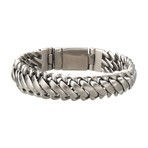 Alexander Matte Double Chain Bracelet