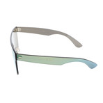 Men's Flat Top Sunglasses // Green (Green)