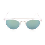 Unisex Giaguaro Sunglasses // Transparent White