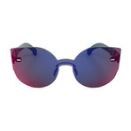 Retrosuperfuture // Unisex Lucia Infrared Sunglasses // Violet + Fuchsia