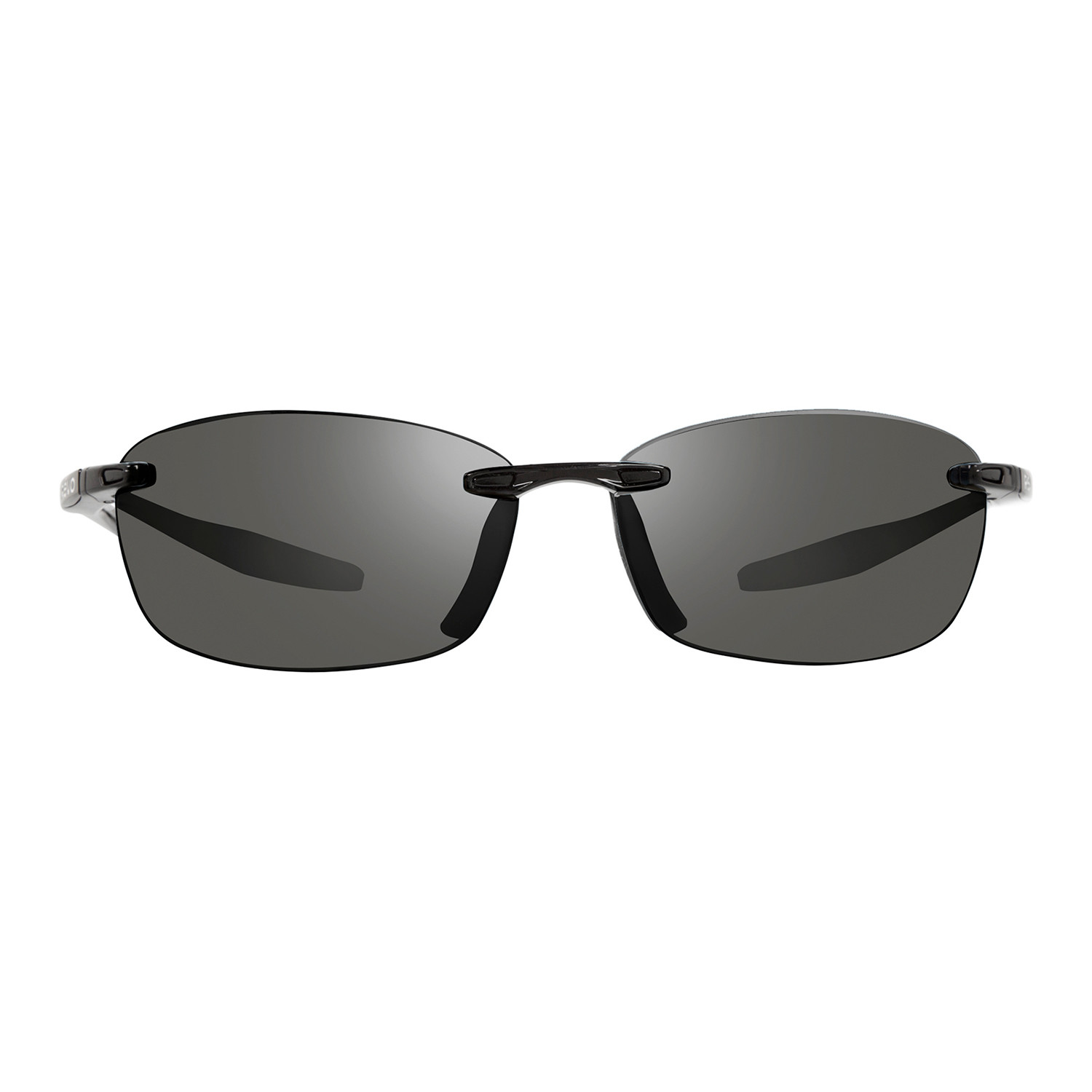 Descend Polarized Sunglasses // Black Frame + Graphite Lens - Revo ...