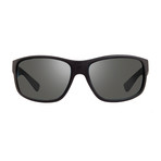 Baseliner L Polarized Sunglasses // Matte Black // Graphite Lens