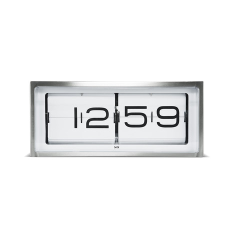 Brick Flip Clock (Black + Black)