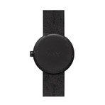 Tube Watch D38 // Black // Sand Cordura + Leather (Black Leather)