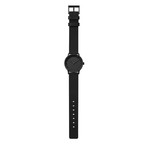 Tube Watch T40 // Black // Sand Nato (Black Leather)