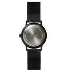 Tube Watch T40 // Black // Sand Nato (Black Leather)