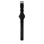 Tube Watch T40 // Black // Sand Nato (Black Leather)