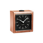 Block Alarm Clock (Black + Black)