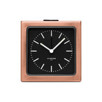 Block Alarm Clock (Black + Black)