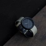 Tube Watch D42 // Black // Sand Cordura + Leather (Black Leather)