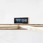 Brick Flip Clock (Black + Black)