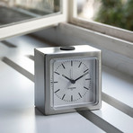 Block Alarm Clock (Black + Black)