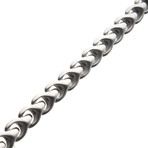 Hercules Matte Big Chain Bracelet // Silver
