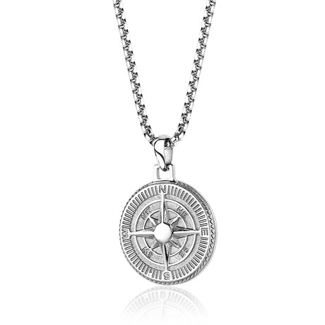 North Star Necklace // Silver