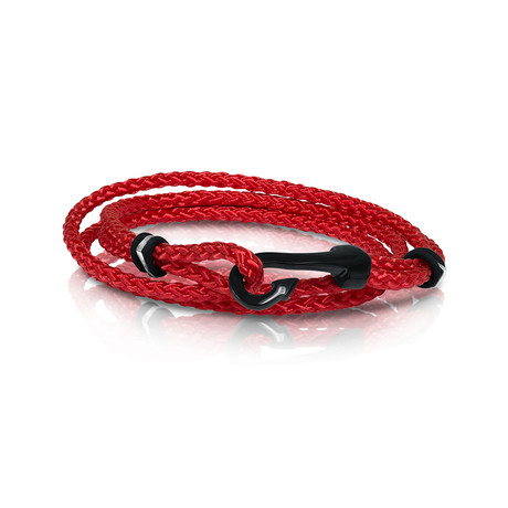 Hook Cord Bracelet // Red (S)