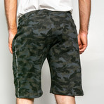 Mandeville Jogger Knit Shorts // Camo (XL)