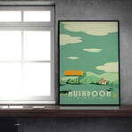 Video Game Destination Series // Zelda + Mario + Metroid (11"W x 17"H)