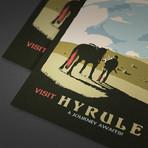 Video Game Destination Series // Zelda + Mario + Metroid (11"W x 17"H)