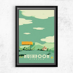 Video Game Destination Series // Zelda + Mario + Metroid (11"W x 17"H)