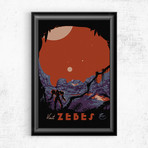 Video Game Destination Series // Zelda + Mario + Metroid (11"W x 17"H)