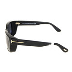 Tom Ford // Men's Carson Signature T-Bar Wrap 664689738748 Sunglasses // Black