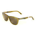 Tom Ford // Men's Square 664689828661 Sunglasses // Tan