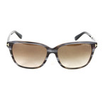 Women's Dana Gradient Square 664689717828 Sunglasses // Gray Multicolor