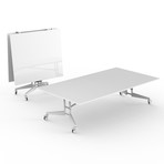 Nomad Sport Conference Table 9 // Dry Erase (White + Tangerine)