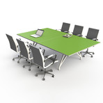 EYHOV Sport Conference Table 9 (Scale Green + White)