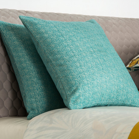 Lux Agra Decorative Cushion (Aquamarine)