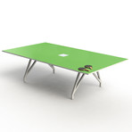 EYHOV Sport Conference Table 9 + Power Module (Scale Green + White)