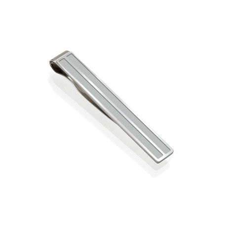 Steel Channeled Tie Clip