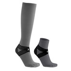 Elite 2.0 Unisex Ankle Support Compression Wrap // Gray + Black