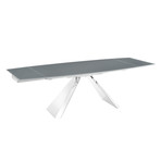 Camila // Motorized Dining Table (Gray Glass)