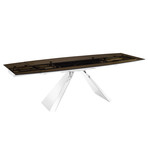 Camila // Motorized Dining Table (Gray Glass)