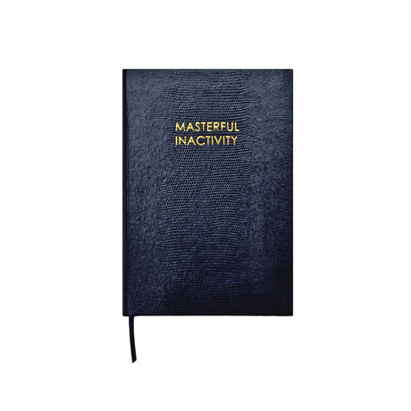 Masterful Inactivity // Navy (Small Book)