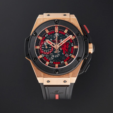 Hublot King Power Manchester United Chronograph Automatic // 716.OM.1129.RX.MAN11 // Pre-Owned