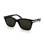 Men's SF917S-214 Rectangular Sunglasses // Dark Havana + Green + Silver