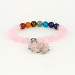 Jean Claude Jewelry // Tree Of Life + 7 Chakra Bracelet // Pink + Multicolor