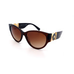 Women's GV4368-530813 Cat Eye Sunglasses // Brown