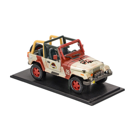 Jeff Goldblum // Autographed 1:18 Scale Die-Cast Jurassic World Jeep Wrangler