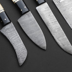 Chef Knives // Set Of 6 Pieces // Light Natural Rosewood