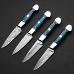 Wilderness of Blue Chef Steak Knives // Set of 4