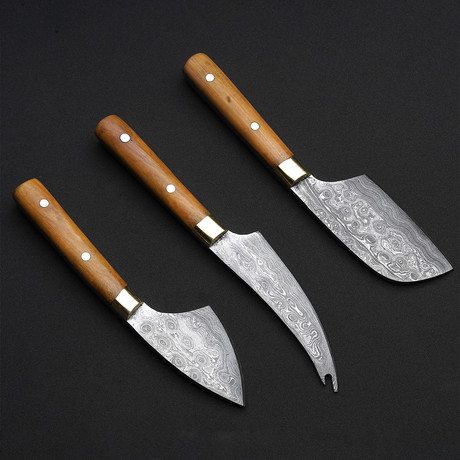 Cheese Serving Set // Set of 3 Pieces