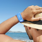 Mosquito Repellent Wristbands // Black + Blue // 4 Pack