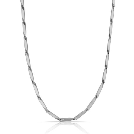 Smooth Chain Necklace // Silver